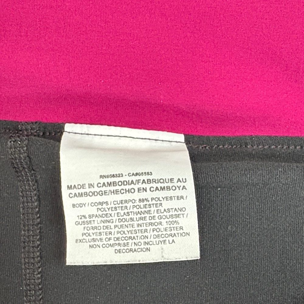 🌥️ Nike Skort/Skirt/Leggings Combo Magenta and Black Medium 🌥️ - Picture 6 of 11